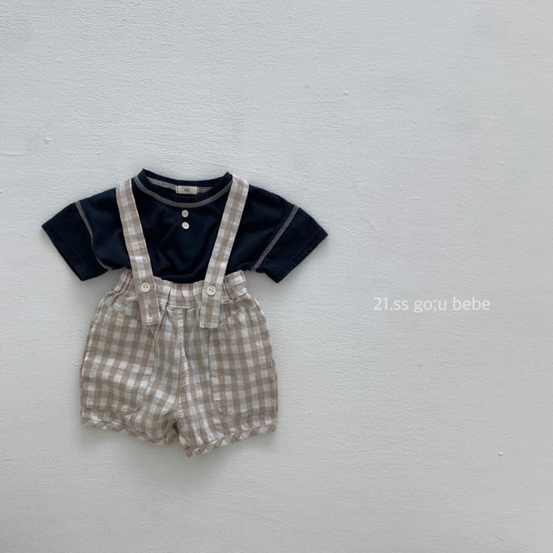 GO;U - Korean Children Fashion - #Kfashion4kids - Yogi Jogi Dungarees - 9