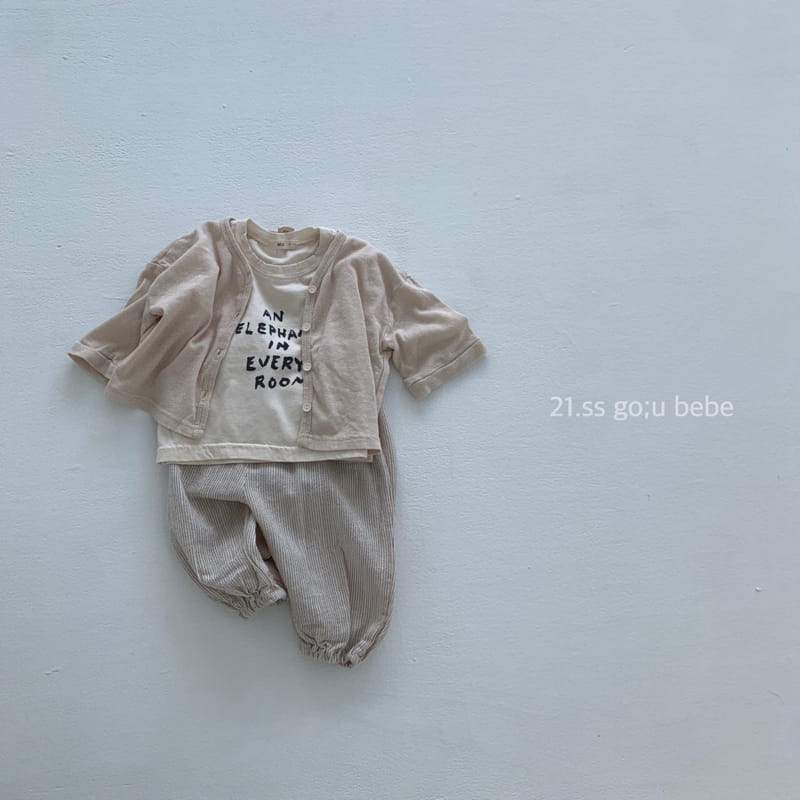 GO;U - Korean Children Fashion - #Kfashion4kids - Waist Pants - 5