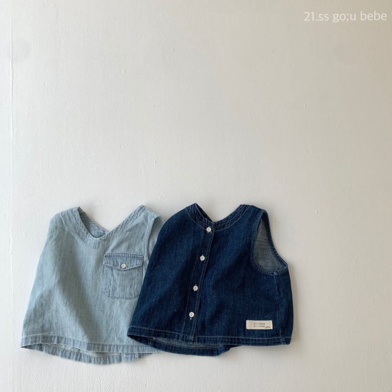 GO;U - Korean Children Fashion - #Kfashion4kids - 1577 Vest