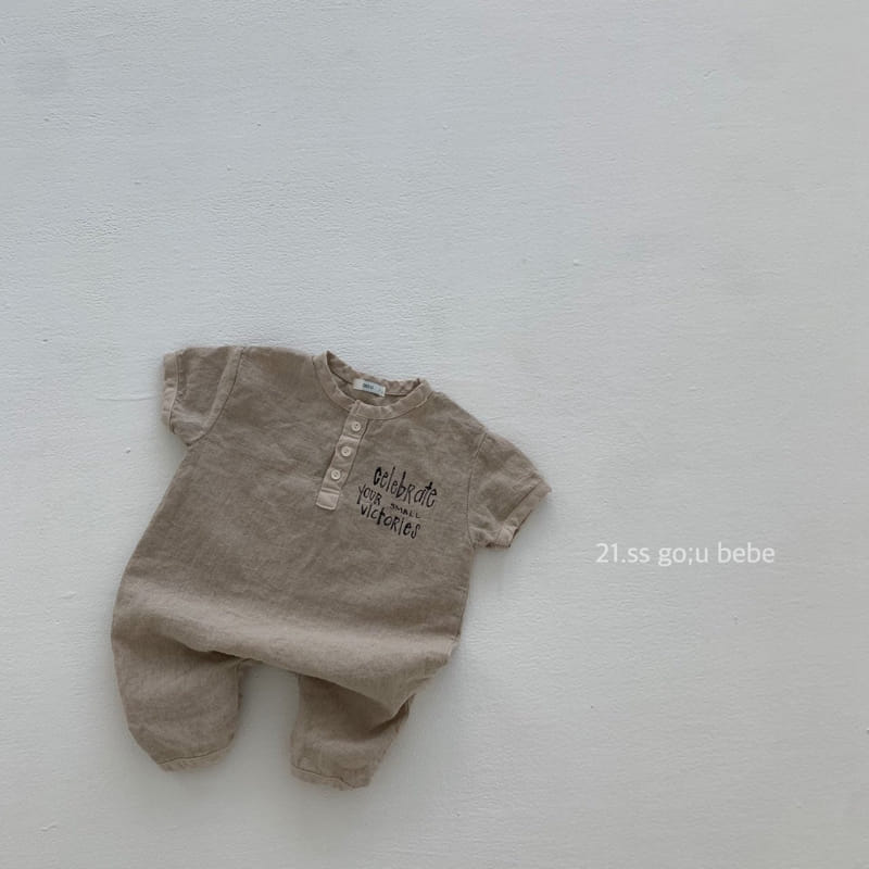 GO;U - Korean Children Fashion - #Kfashion4kids - Retro Bodysuit