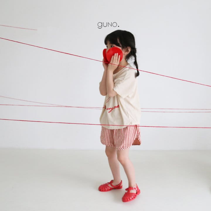 GUNO - Korean Children Fashion - #Kfashion4kids - 3 Check Shorts - 11
