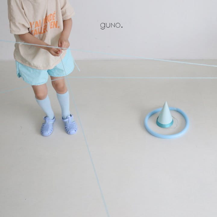 GUNO - Korean Children Fashion - #Kfashion4kids - 3 Check Shorts - 8