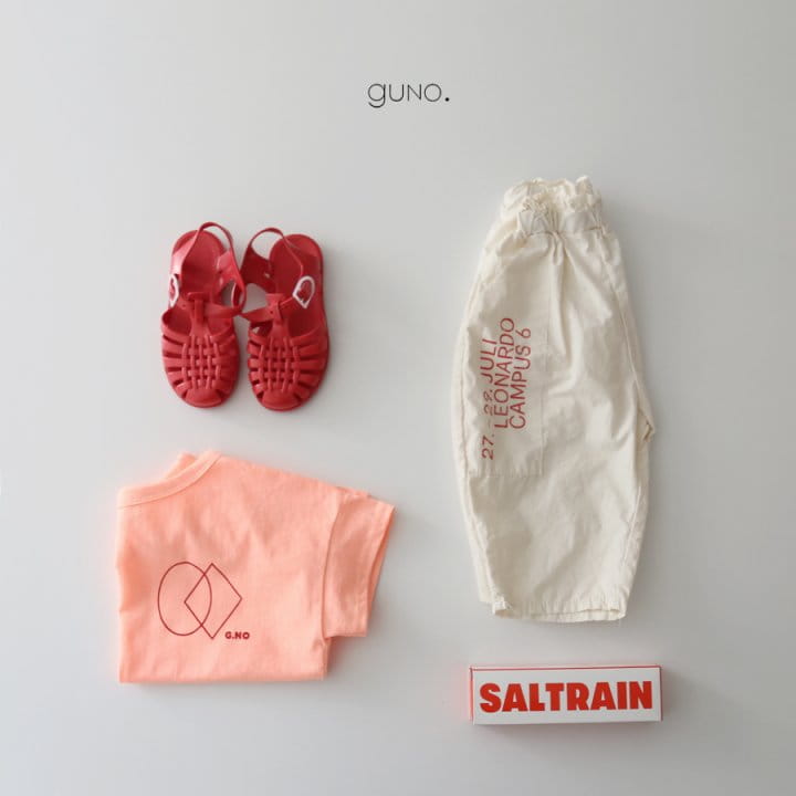 GUNO - Korean Children Fashion - #Kfashion4kids - Capri Lettering Pants - 3
