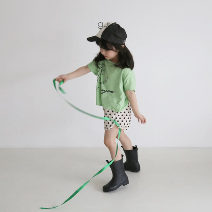 GUNO - Korean Children Fashion - #Kfashion4kids - Flower Painting Tee - 11