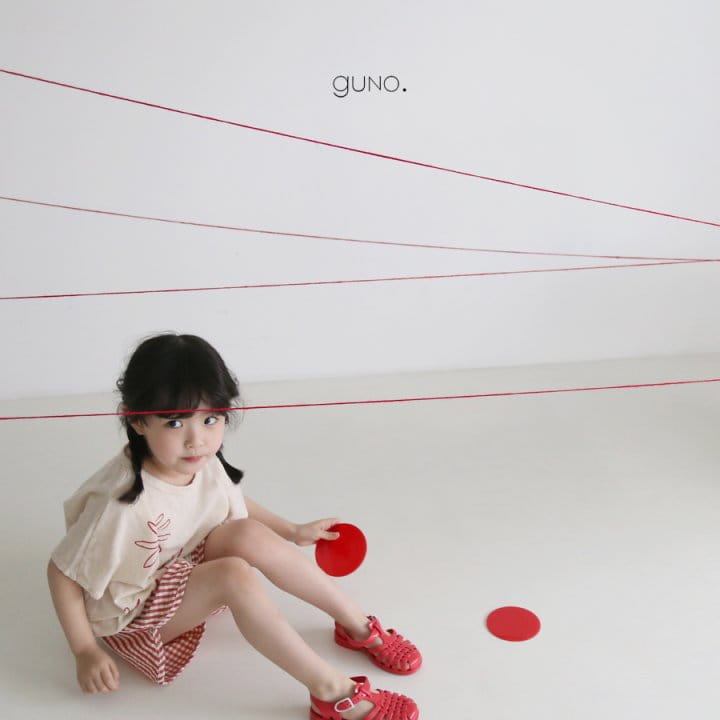 GUNO - Korean Children Fashion - #Kfashion4kids - Flower Painting Tee - 4