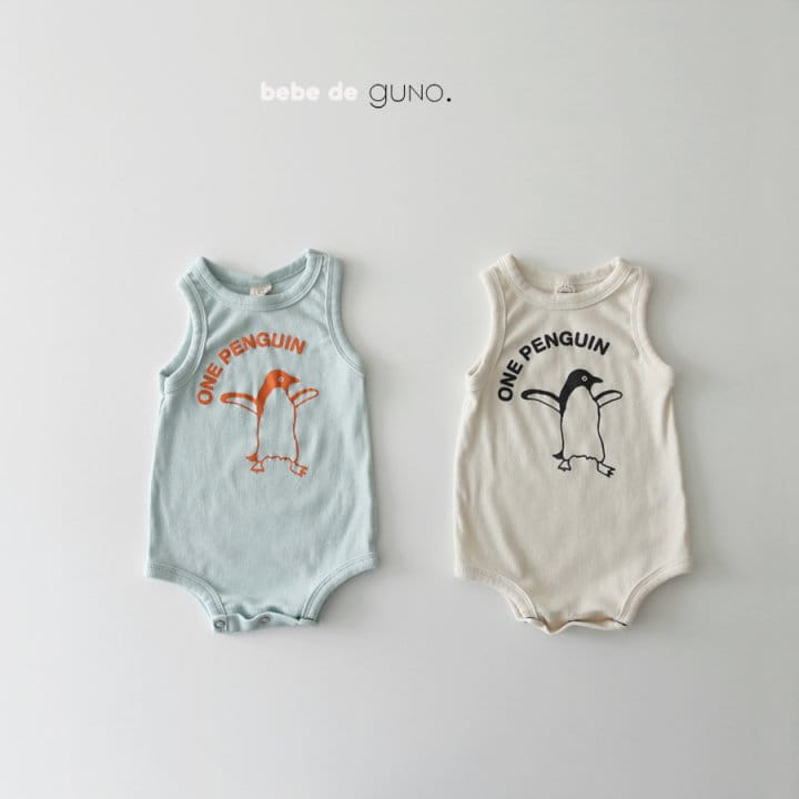 GUNO - Korean Children Fashion - #Kfashion4kids - Bebe Penguin Bodysuit - 2