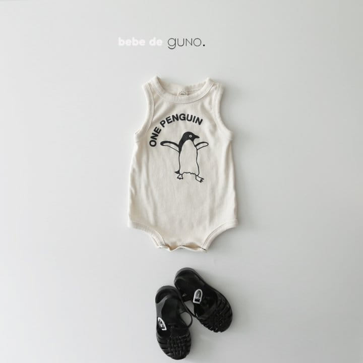 GUNO - Korean Children Fashion - #Kfashion4kids - Bebe Penguin Bodysuit - 5