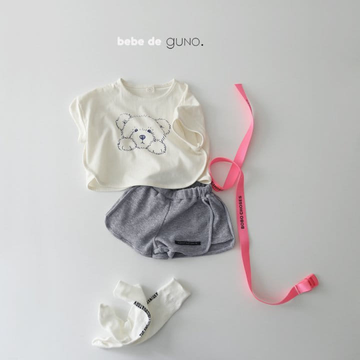 GUNO - Korean Children Fashion - #Kfashion4kids - Bebe Bear Tee - 4