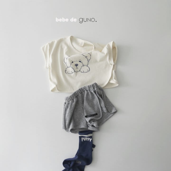 GUNO - Korean Children Fashion - #Kfashion4kids - Bebe Bear Tee - 6