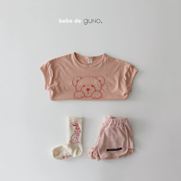 GUNO - Korean Children Fashion - #Kfashion4kids - Bebe Bear Tee - 8
