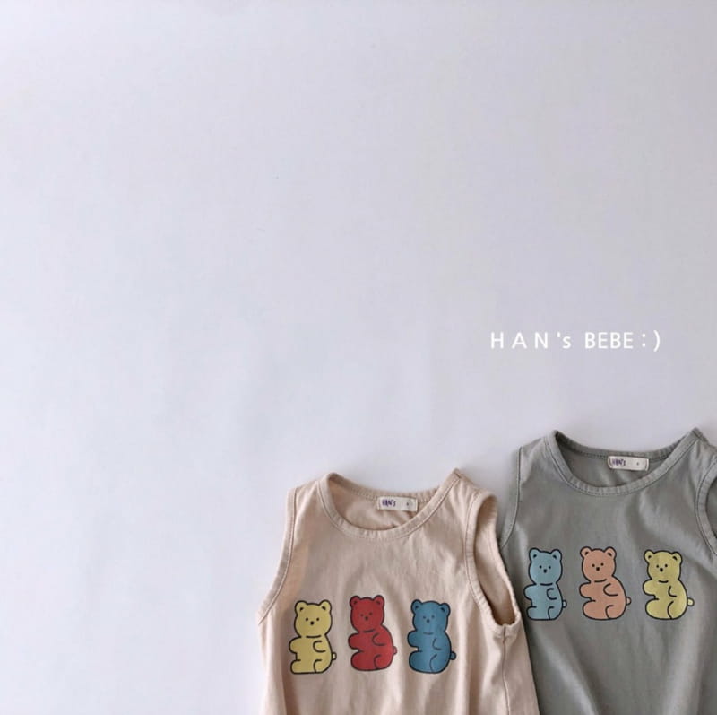 HAN'S - Korean Children Fashion - #Kfashion4kids - Bear Single Bodysuit - 11