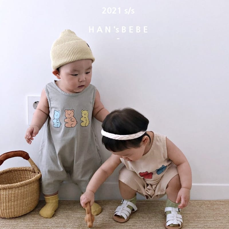 HAN'S - Korean Children Fashion - #Kfashion4kids - Bear Single Bodysuit - 5