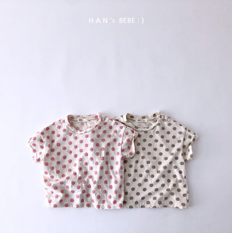 HAN'S - Korean Children Fashion - #Kfashion4kids - Ma Dots Tee - 3