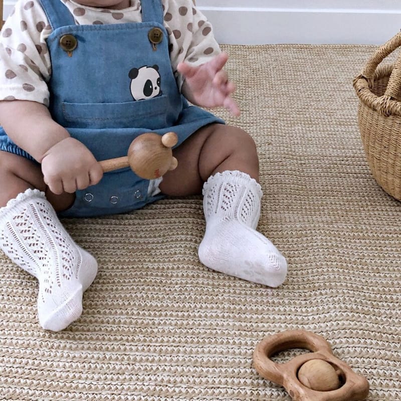HAN'S - Korean Children Fashion - #Kfashion4kids - Denim Dungarees Bodysuit - 7