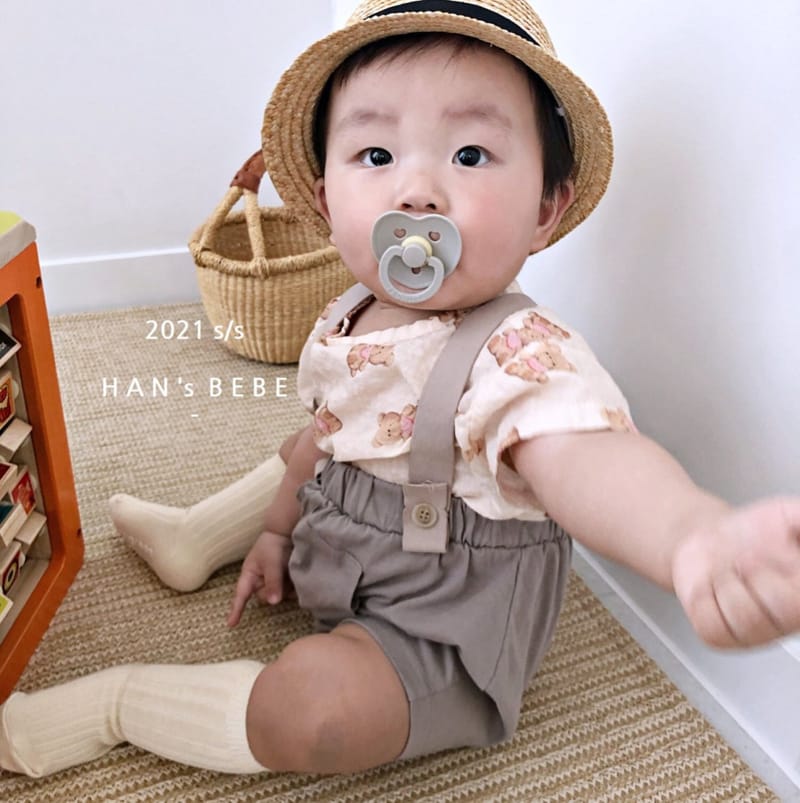 HAN'S - Korean Children Fashion - #Kfashion4kids - Teddy Bear Shirt