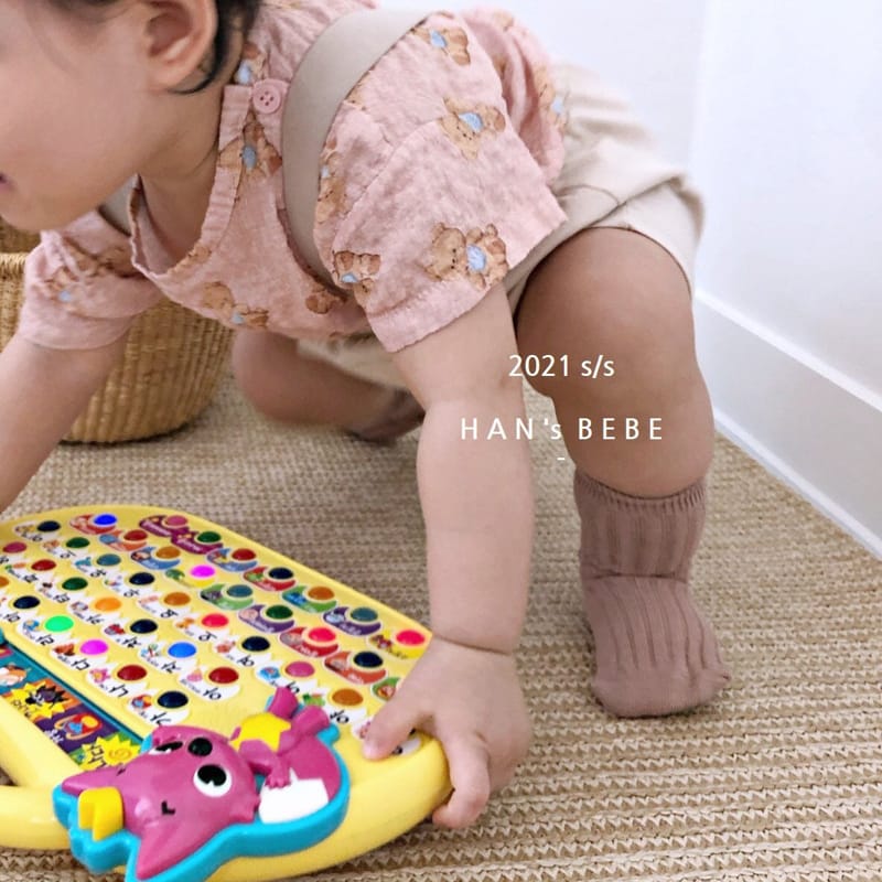 HAN'S - Korean Children Fashion - #Kfashion4kids - Teddy Bear Shirt - 6
