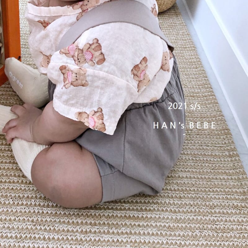 HAN'S - Korean Children Fashion - #Kfashion4kids - Teddy Bear Shirt - 7