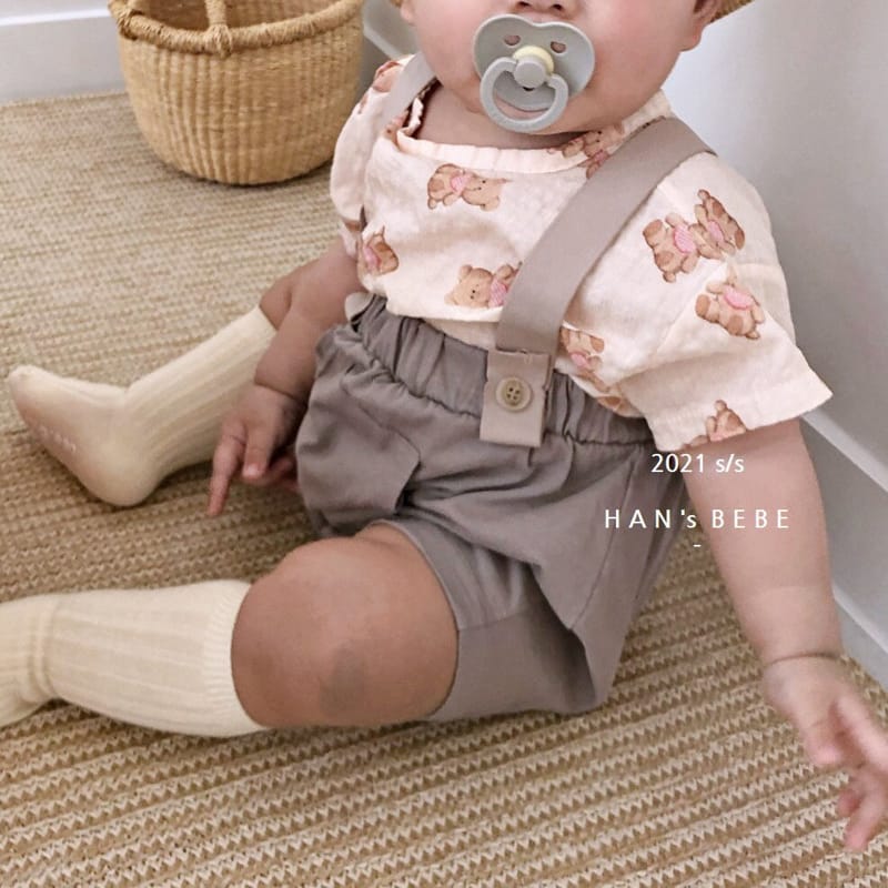 HAN'S - Korean Children Fashion - #Kfashion4kids - Teddy Bear Shirt - 8