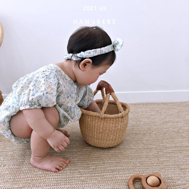 HAN'S - Korean Children Fashion - #Kfashion4kids - Puff Bodysuit