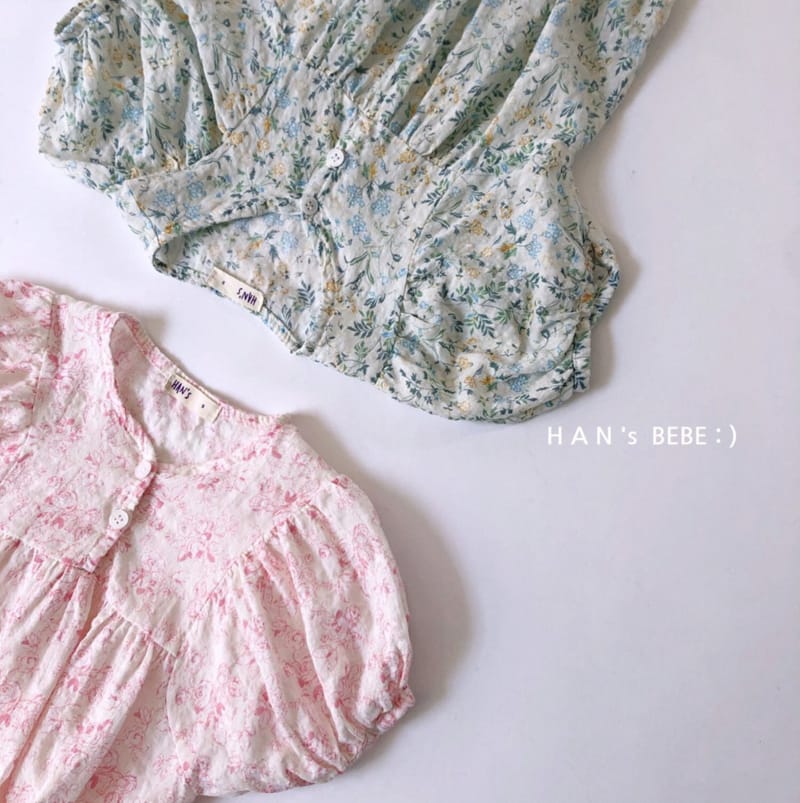 HAN'S - Korean Children Fashion - #Kfashion4kids - Puff Bodysuit - 10