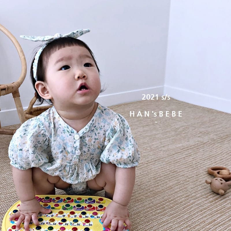 HAN'S - Korean Children Fashion - #Kfashion4kids - Puff Bodysuit - 2