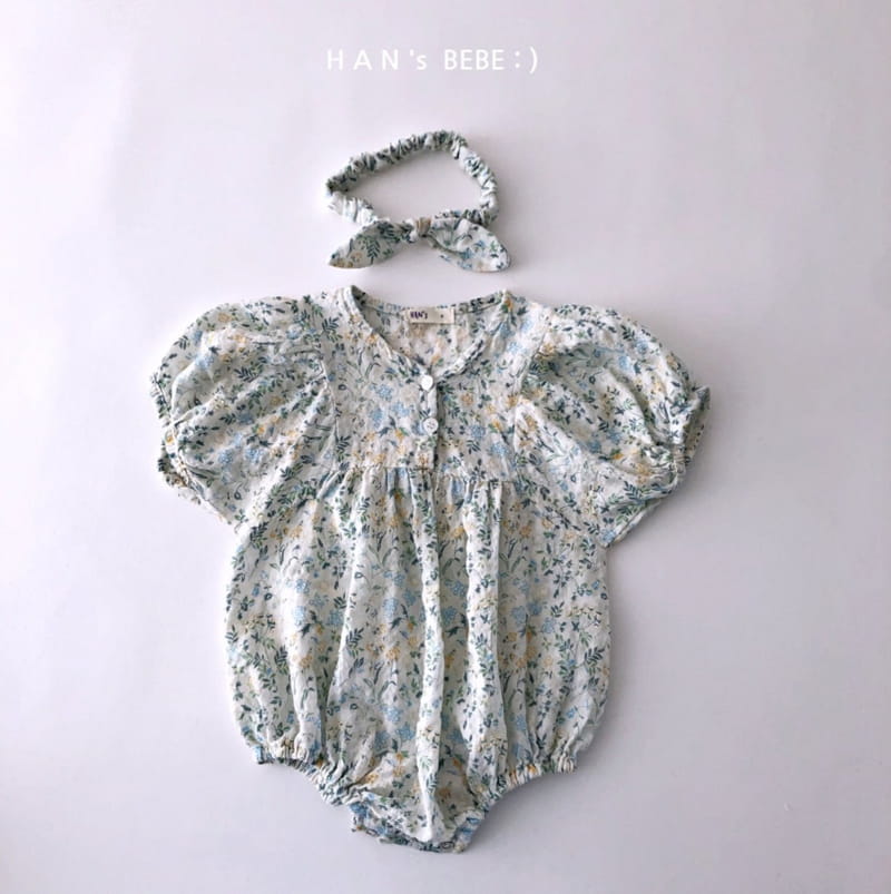 HAN'S - Korean Children Fashion - #Kfashion4kids - Puff Bodysuit - 6
