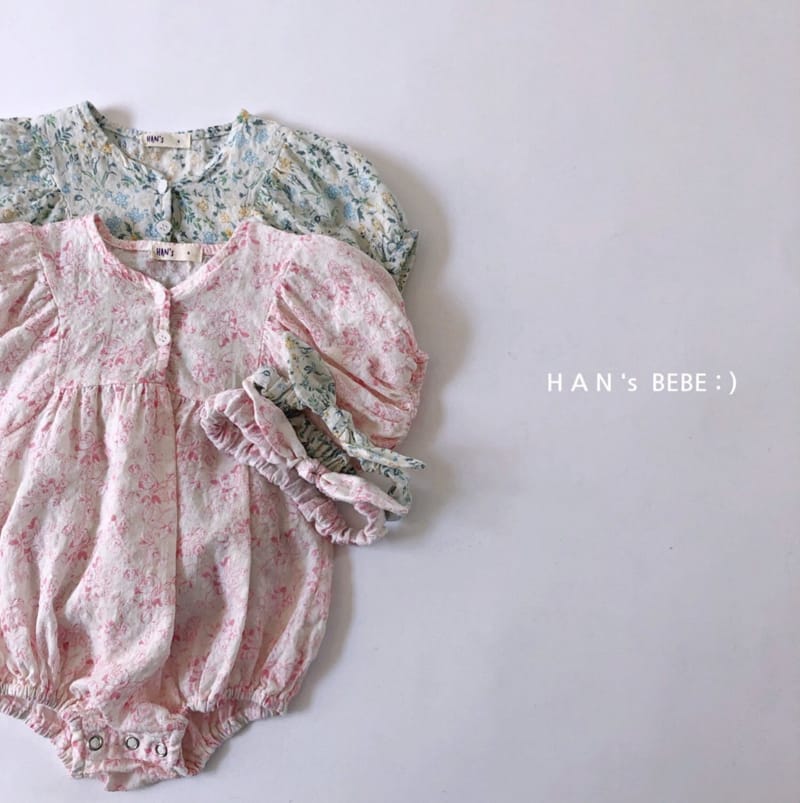 HAN'S - Korean Children Fashion - #Kfashion4kids - Puff Bodysuit - 8