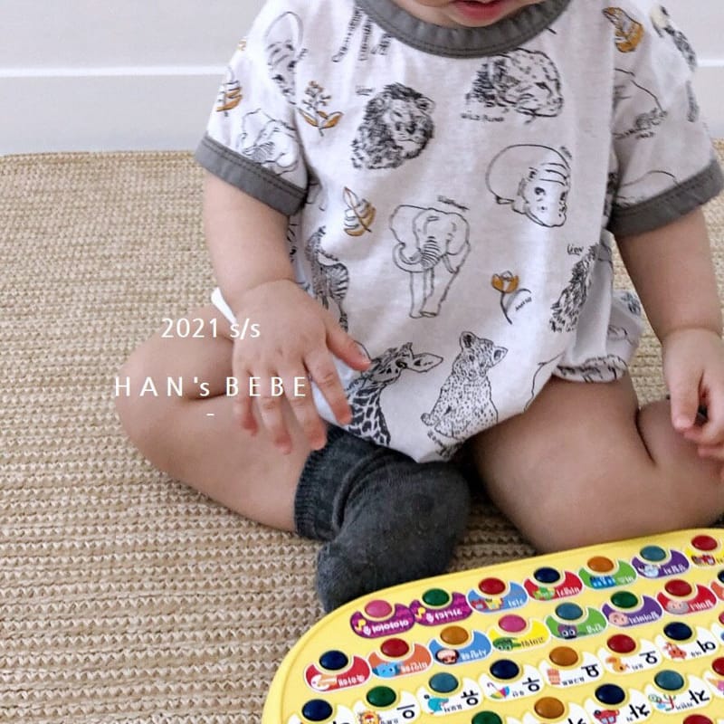 HAN'S - Korean Children Fashion - #Kfashion4kids - Animal Bodysuit - 10