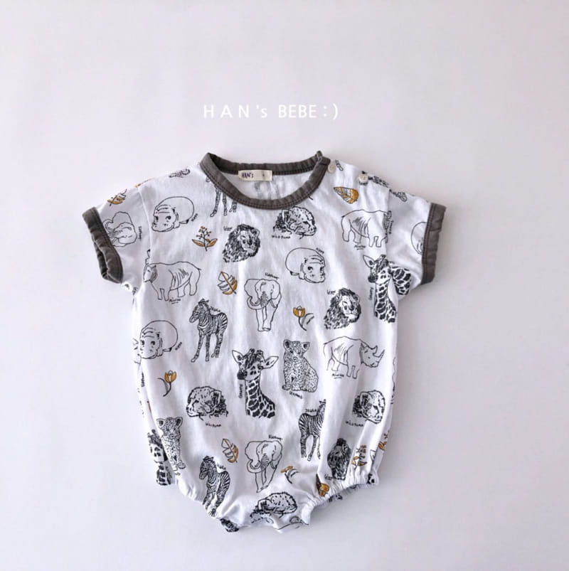 HAN'S - Korean Children Fashion - #Kfashion4kids - Animal Bodysuit - 12