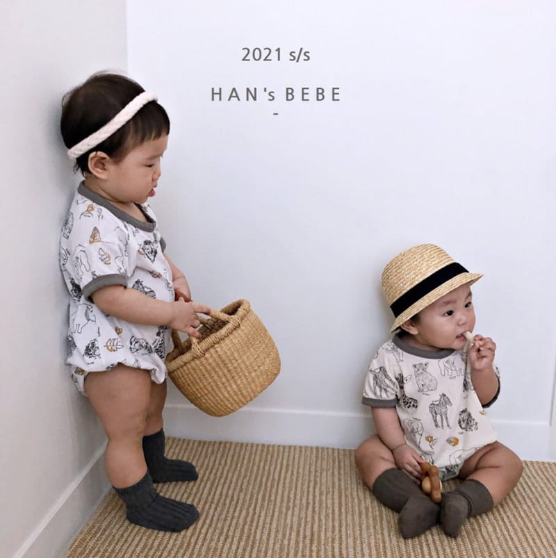 HAN'S - Korean Children Fashion - #Kfashion4kids - Animal Bodysuit - 2