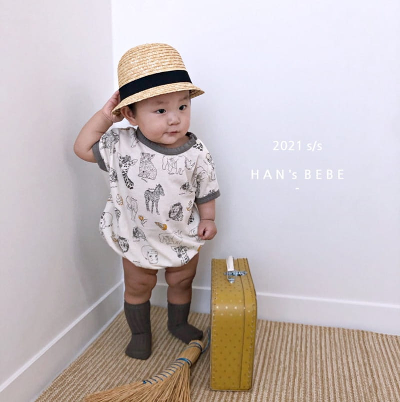 HAN'S - Korean Children Fashion - #Kfashion4kids - Animal Bodysuit - 3