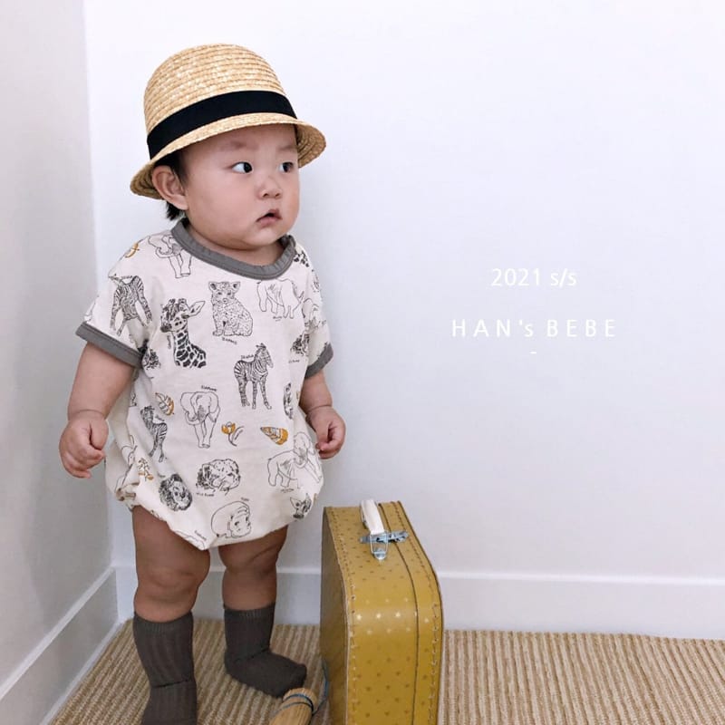 HAN'S - Korean Children Fashion - #Kfashion4kids - Animal Bodysuit - 4