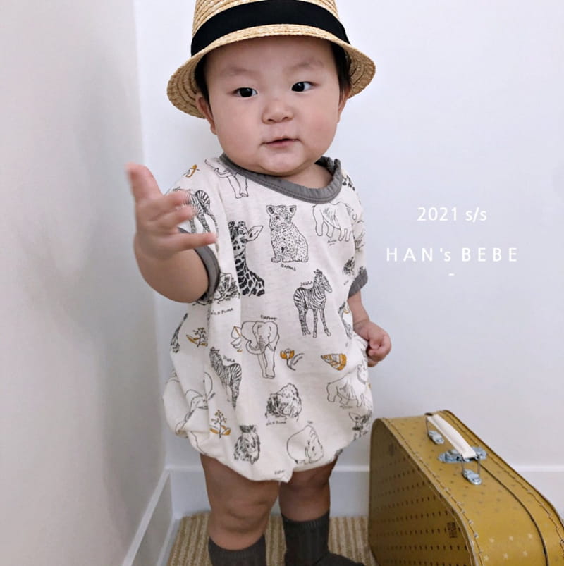 HAN'S - Korean Children Fashion - #Kfashion4kids - Animal Bodysuit - 5