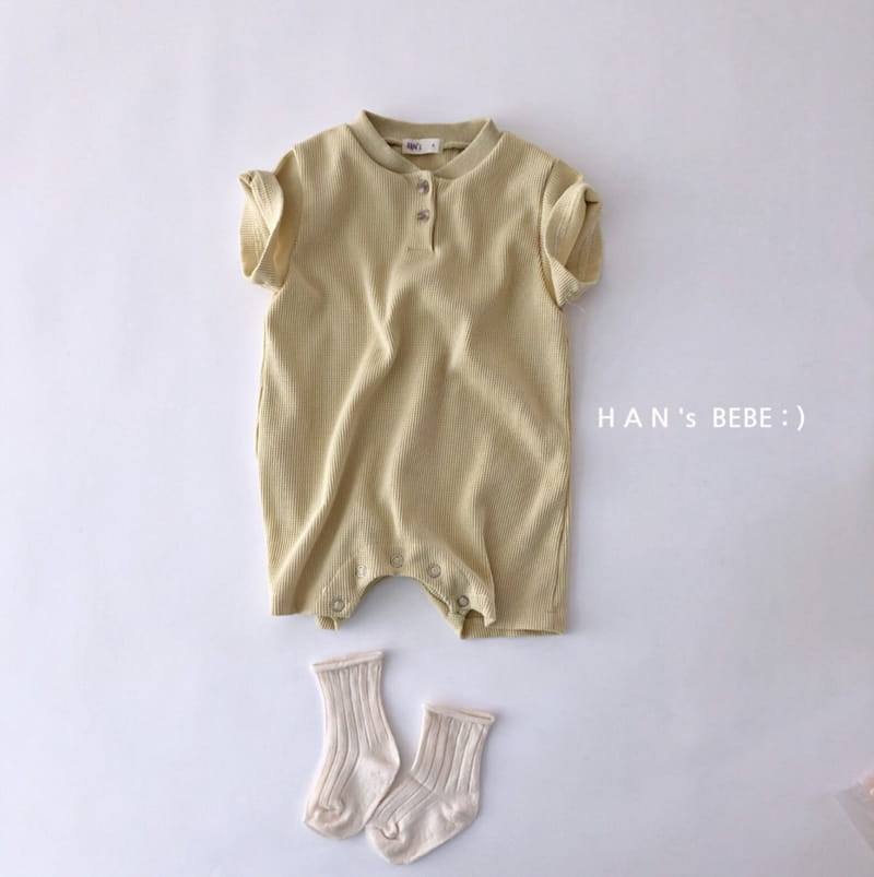 HAN'S - Korean Children Fashion - #Kfashion4kids - Waffle Bodysuit - 11