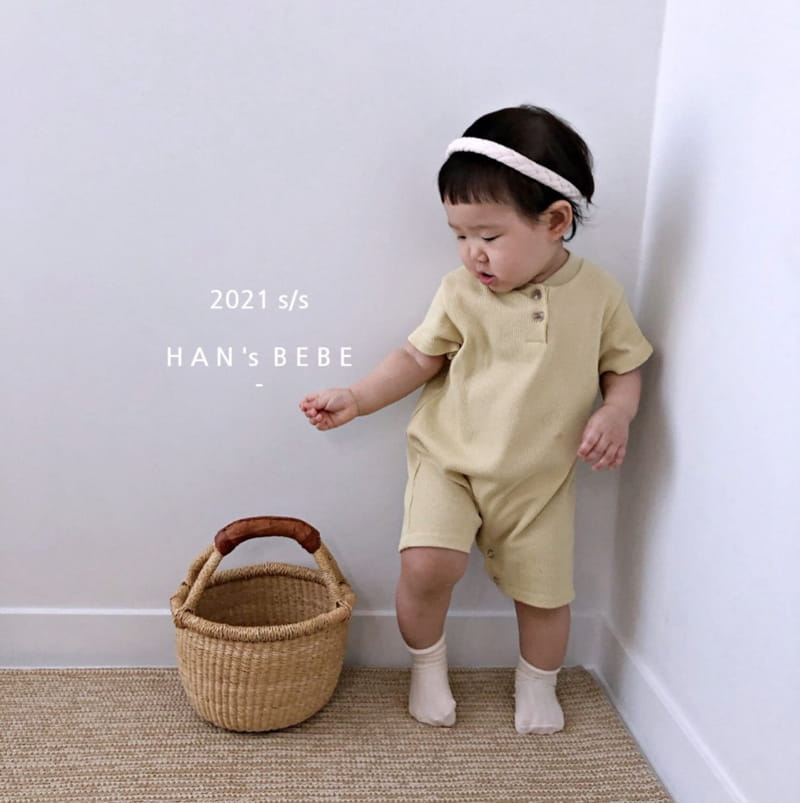 HAN'S - Korean Children Fashion - #Kfashion4kids - Waffle Bodysuit - 2