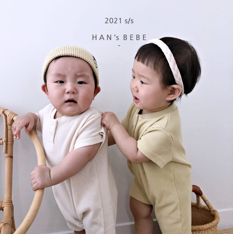 HAN'S - Korean Children Fashion - #Kfashion4kids - Waffle Bodysuit - 5