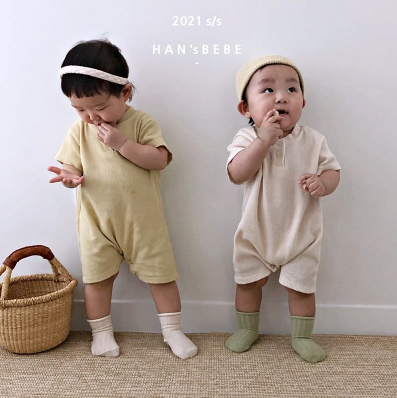 HAN'S - Korean Children Fashion - #Kfashion4kids - Waffle Bodysuit - 7