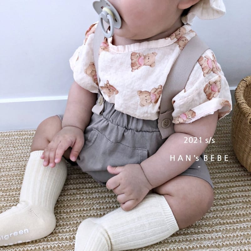 HAN'S - Korean Children Fashion - #Kfashion4kids - Dungarees Bloomer - 5
