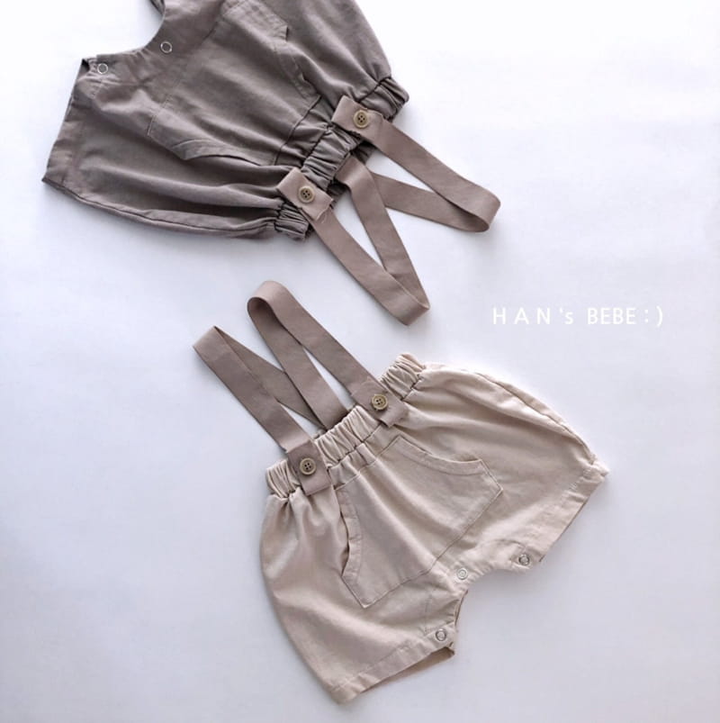 HAN'S - Korean Children Fashion - #Kfashion4kids - Dungarees Bloomer - 9