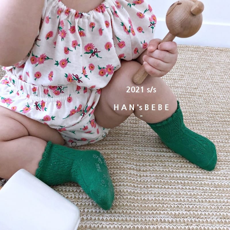 HAN'S - Korean Children Fashion - #Kfashion4kids - Rose Top Bottom Set - 10