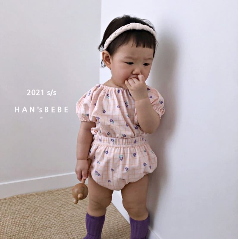 HAN'S - Korean Children Fashion - #Kfashion4kids - Rose Top Bottom Set - 4