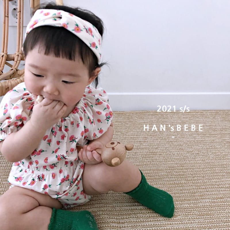 HAN'S - Korean Children Fashion - #Kfashion4kids - Rose Top Bottom Set - 8
