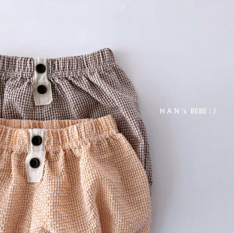 HAN'S - Korean Children Fashion - #Kfashion4kids - Check Bloomer with Hat - 8