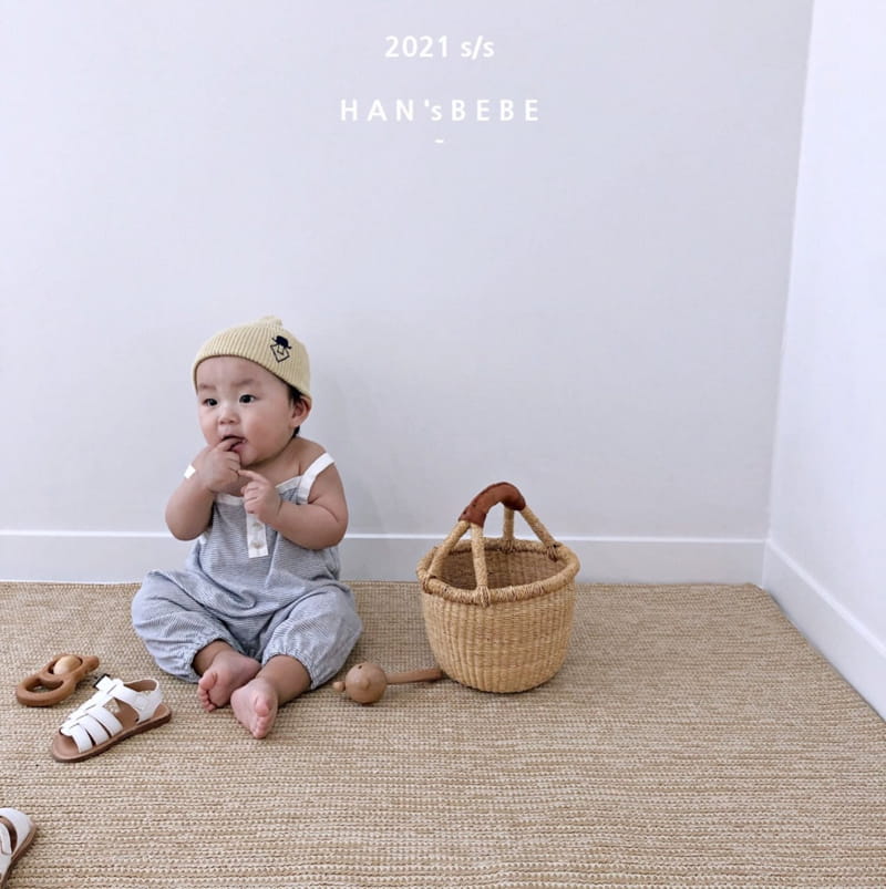 HAN'S - Korean Children Fashion - #Kfashion4kids - Stripes Jumpsuit - 10