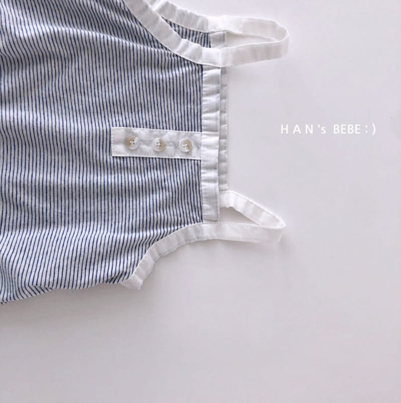 HAN'S - Korean Children Fashion - #Kfashion4kids - Stripes Jumpsuit - 9