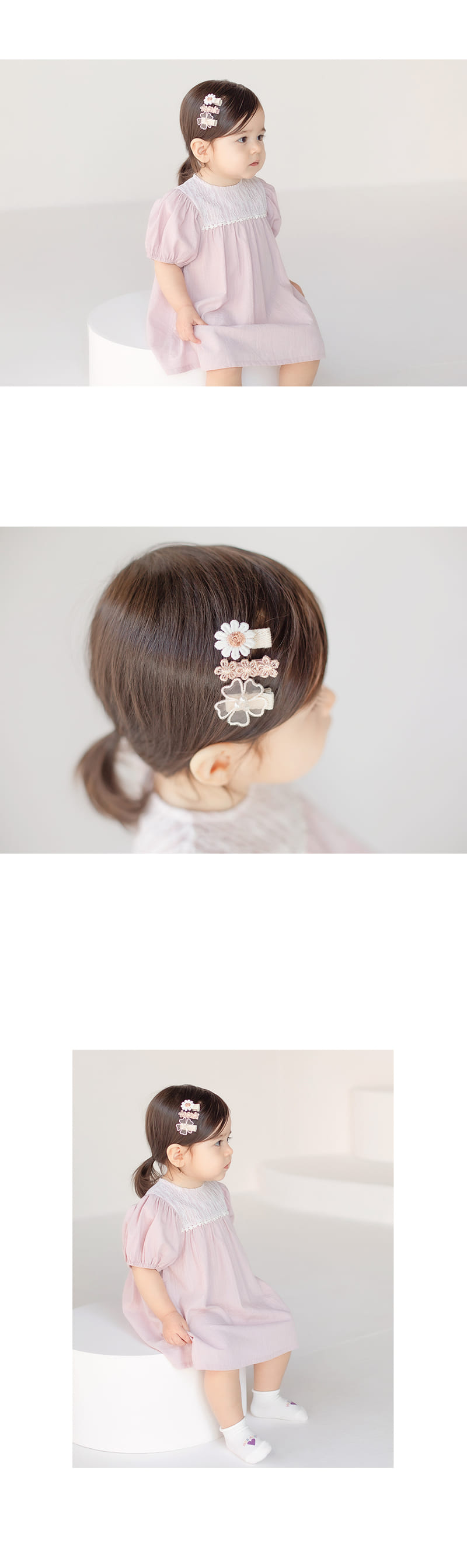 HAPPY PRINCE - Korean Children Fashion - #Kfashion4kids - Lovel Mini Hairpin [set of 5] - 4