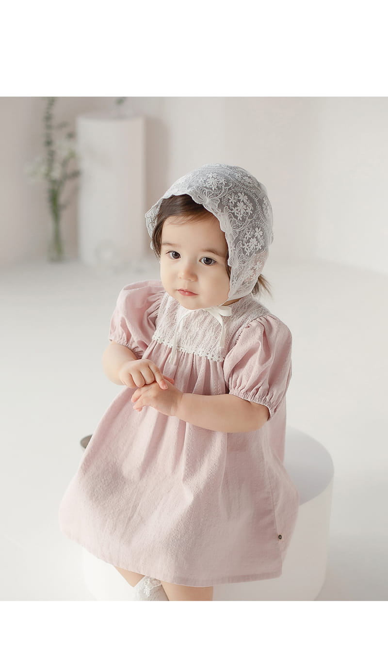 HAPPY PRINCE - Korean Children Fashion - #Kfashion4kids - Cos Lace Bonnet