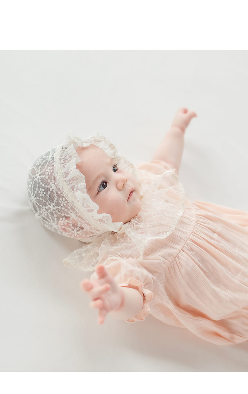 HAPPY PRINCE - Korean Children Fashion - #Kfashion4kids - Lunia Lace Bonnet