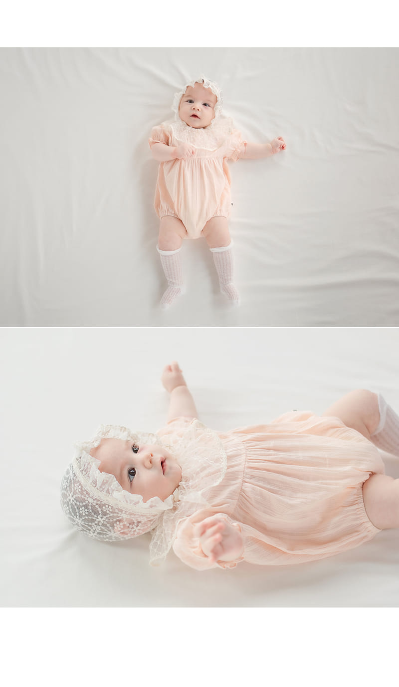 HAPPY PRINCE - Korean Children Fashion - #Kfashion4kids - Lunia Lace Bonnet - 3