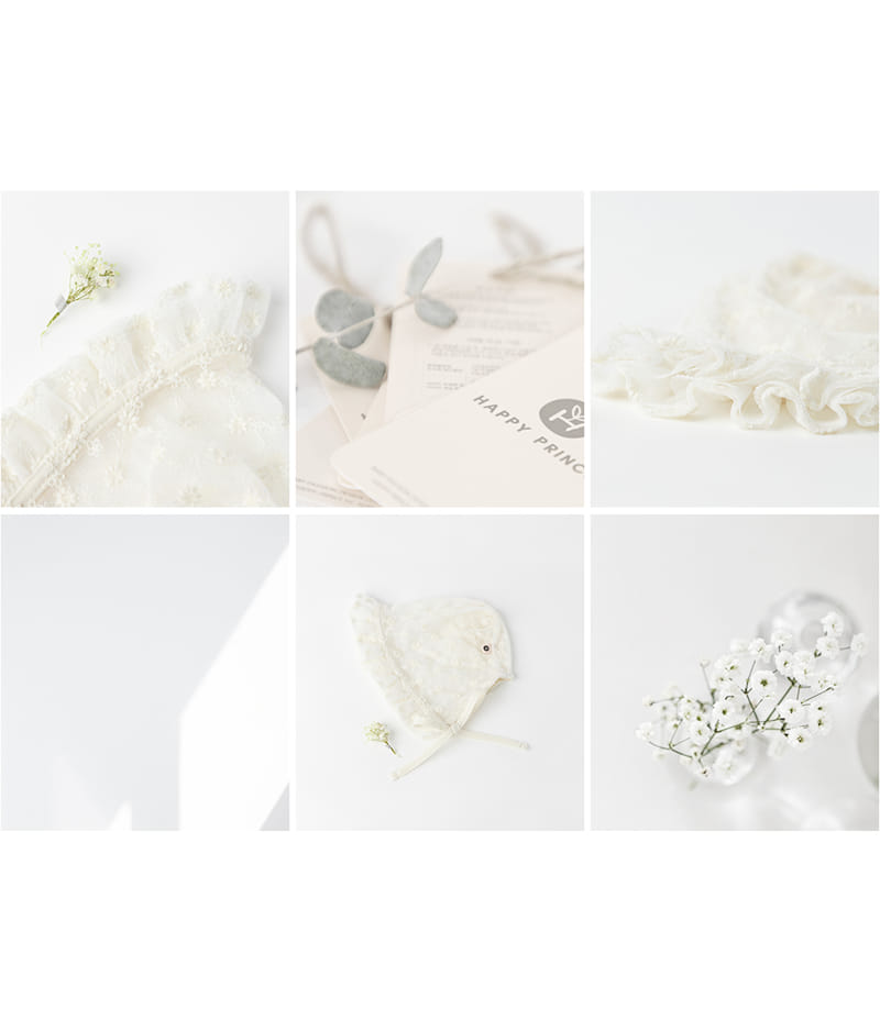 HAPPY PRINCE - Korean Children Fashion - #Kfashion4kids - Lygia Lace Bonnet - 5